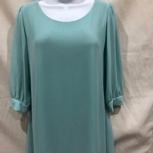 Long Sleeve Chiffon Dress